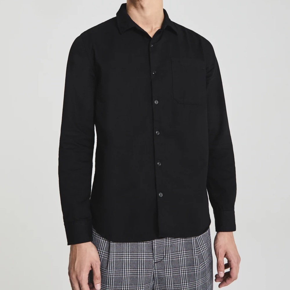 Adriano Goldstein Ag Benning Single cotton Pocket Shirt size large